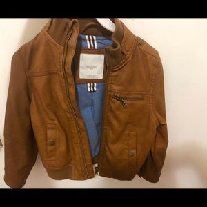 Mango 3-4yrs old leather jacket